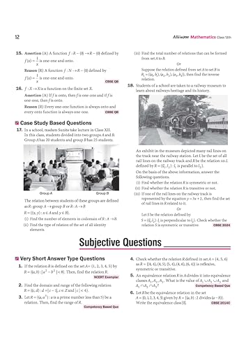 (Old Edition) Arihant All in One Mathematics Class 12 for CBSE Exams 2025-26