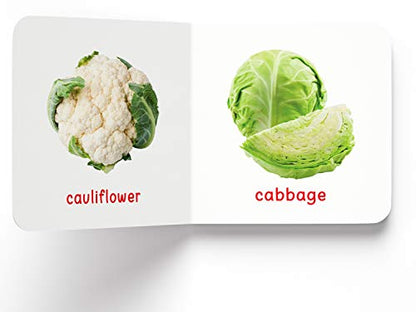 My First Book of Vegetables | First Vegetable Board Book for Babies, Toddlers & Preschoolers | Learn About Healthy Veggies with Bright Pictures | Early Learning Book for Kids Ages 0-3 Years