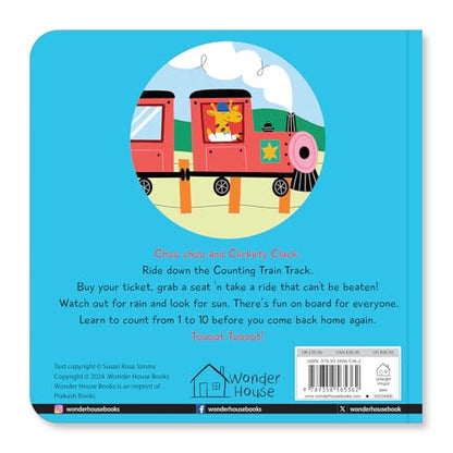 Counting Train Track – Choo Choo and Clickety Clack: A Fun Rhyming Board Book to Learn Numbers 1–10 with Trains, Tracks & Counting Fun | Bright ... for Toddlers & Preschoolers | Ages 2–5 Years