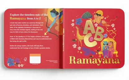 ABC Series- Ramayana: A First Introduction to the Hindu Mythology for Kids – Learn the Great Indian Epic from A to Z with Beautiful Illustrations I Timeless Values and Cultural Heritage [Select Learning]