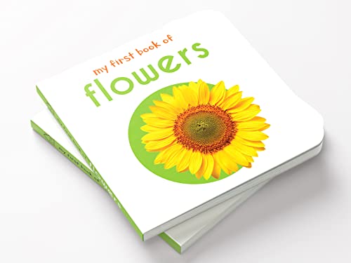My First Book of Flowers | First Flower Board Book for Babies, Toddlers & Preschoolers | Learn About Beautiful Flowers with Bright, Colorful Pictures | Early Learning Book for Kids Ages 0-3 Years