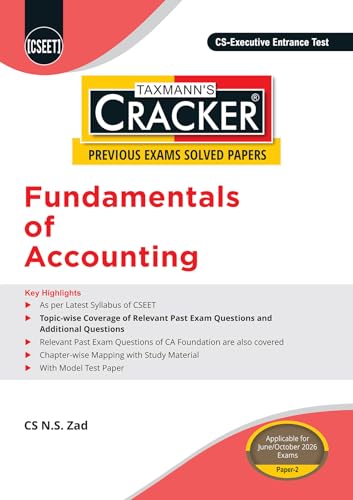 Taxmann's CRACKER Combo for CSEET | June/Oct. 2026 Exams – Papers 1 to 4 | CRACKER Series | BCOM, FOA, E&BE, and BL&M | March/May 2026 Editions | Set of 4 Books