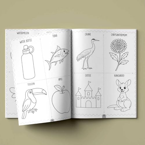 Colouring Book for Kids - 200+ Colouring Activities - Gift to Children for Painting, Drawing & Colouring - Shapes, Numbers, Animals, Festivals, Flowers, Vegetables - 2 to 5 years old
