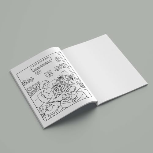 My Comfort Colouring Book - Colouring Activity Book - Stress Relief Colouring Book for Adults - Adult Colouring Book