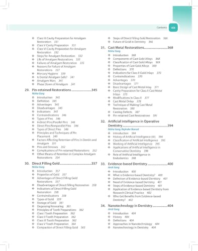 Textbook of Operative Dentistry, 5/E for BDS Students and Dental Practitioners | 35 Chapters, DCI Syllabus-Aligned with 18 Free Online Videos, Clinical Case Photos and Comparison Tables: 1