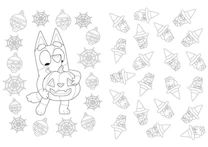 Bluey: Hooray It’s Halloween!: A Halloween colouring book