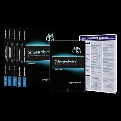 2026 CFA Level 1 KPLN SCHW Study Notes with 4 Syllabus Guides, 2 Question Banks, Exam Preparation Material - KPLN SCHW