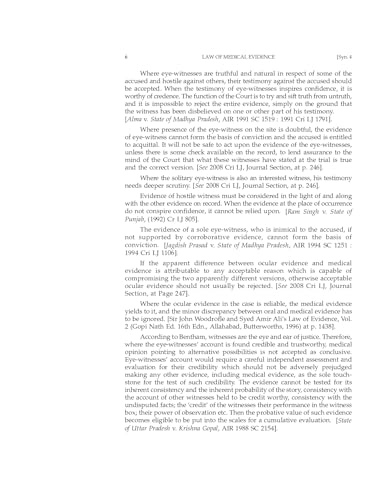 Medical Evidence | Death and Injury | Topic wise case laws on Medical Evidence | With Cross References to New Criminal Laws
