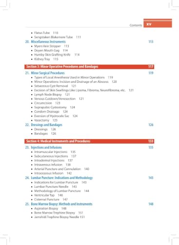 Synopsis of Medical Instruments & Procedures, 4/E for Final Year MBBS Students | Surgery, Medicine, ENT, Obs and Gyne, Ophthalmology, Anesthesia Instruments with 3D Illustrations: 1