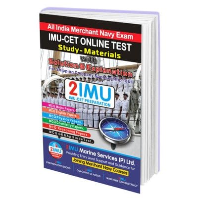 IMU CET SELF PREPARATION PACK (STUDY MATERIAL + SPONSORSHIP GUIDE) , with Test Series Subscription || 2IMU® Join Merchant Navy