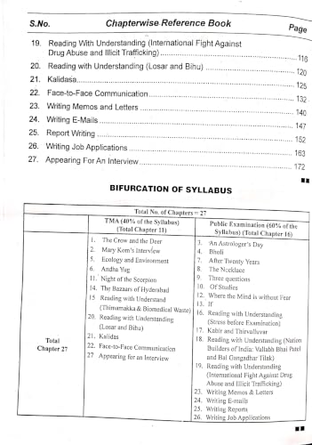 NEERAJ NIOS 302 English Class 12 | New Syllabus | Chapter Wise Help Book/Guide Including Many Solved Sample Papers & Important Exam Notes (Question Bank) | 2025 2026