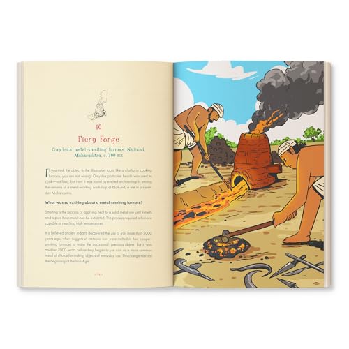 A Children's History of India in 100 Objects: Indian History from Ancient Times to Present Day through Various Artefacts and Art | Full-Colour Illustrated Book for Young Readers