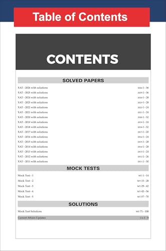 Disha 16 Year-wise XAT Previous Year Solved Papers (2011 - 2026) with 5 Mock Tests 18th Edition | PYQs Question Bank | Essays, Quantitative Aptitude, Verbal Ability, Reading Comprehension & Reasoning