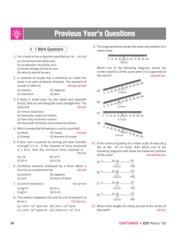 Arihant ICSE Question Bank Class 10 Physics For Board Exam 2027 | 26 Years Chapterwise & Topicwise PYQs (2026–2001) with Detailed Step-by-Step Solutions, Examiner's Comments,Tips & 3 Sample Papers