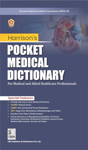 HARRISON'S POCKET MEDICAL DICTIONARY FOR MEDICAL AND ALLIED HEALTHCARE PROFESSIONALS (PB 2025)