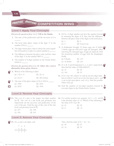 Pearson IIT Foundation'25 Mathematics Class 6 | For JEE, NTSE & Olympiad Exams | As per CBSE, ICSE & State Curriculums | Free acess to 11 Online Assessments, 55 Video Solutions & Interactive Tests via Pearson MyInsights & elibrary | 7th edition