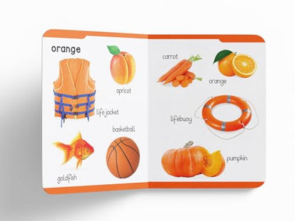 Early Learning Padded Book of Colors and Shapes: Board Book for Kids | Learn Basic Colours and Common Shapes with Bright, Engaging Pictures | Durable Padded Board Book for Babies, Toddlers & Preschoolers | Ages 0–5 Years