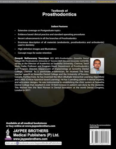 Textbook of Prosthodontics