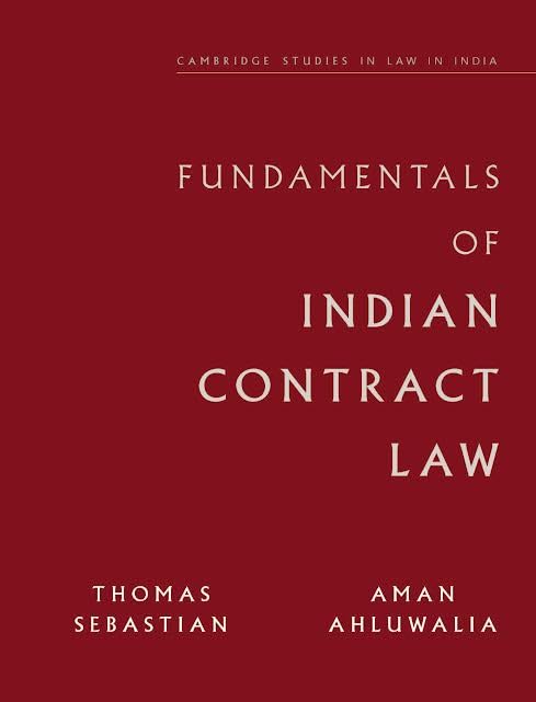 Fundamentals of Indian Contract Law (Cambridge Studies in Law India)