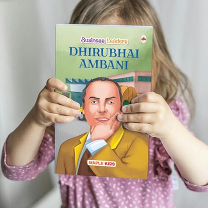 Story Books for Kids - Greatest Entrepreneurs (Set of 10 Books) (Illustrated) - Biographies for Kids - Elon Musk, Bill Gates, Jeff Bezos, Steve Jobs, Ambani, Narayana Murthy, … - Age 6+ Years