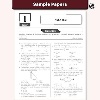 PW CUET UG Entrance Exam Books 2026 – Physics | Chapterwise & Topicwise MCQs Question Bank | Theory + Exercises | CUET UG PYQ (2025–2022) | Mock Tests | Latest NTA Pattern | Paperback