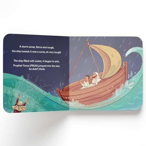 First Quran Stories: Prophet Yunus (PBUH) and the Whale: An Illustrated Story Book for Kids About Prophet | Inspirational Islamic Story | Teaches About Faith, Prayer & Mercy I Ages 5+ [Select Learning]