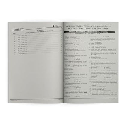 NIFT Past Year Papers- 2nd Edition (2015-2026) | GAT + CAT Solved Papers