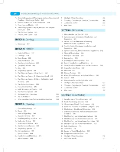 Mastering the BDS 1st Year, 12/E: Last 20 Years Solved Question Papers for BDS 1st Year Students | Subject-wise MCQs, Fill in the Blanks, Additional Matter and Image-Based Questions for NEET MDS