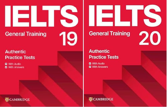 IELTS 19 and 20 General Training Authentic Practice Tests with Audio and Answers, 2-Book Set
