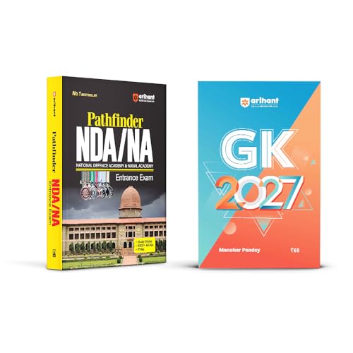 Arihant Pathfinder NDA/NA Entrance Exam and GK 2027 Combo | Complete NDA & Naval Academy Preparation Book with Study Notes, 8000+ MCQs & PYQs | General Knowledge 2027 | For NDA I & II | English Medium