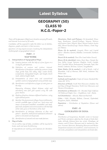 Oswaal Class 10 ICSE Question Bank Geography (2017-2026) | For 2027 Exam Chapter-wise & Topic-wise with Competency Based Questions | Includes 2026 Paper - fully solved | Self-Assessment Papers