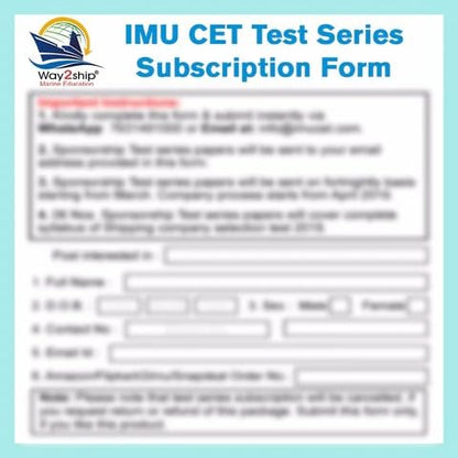 IMU CET Guide Book 2026 By Way2ship