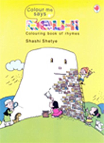 DELHI : COLOURING BOOK OF RHYMES book cover