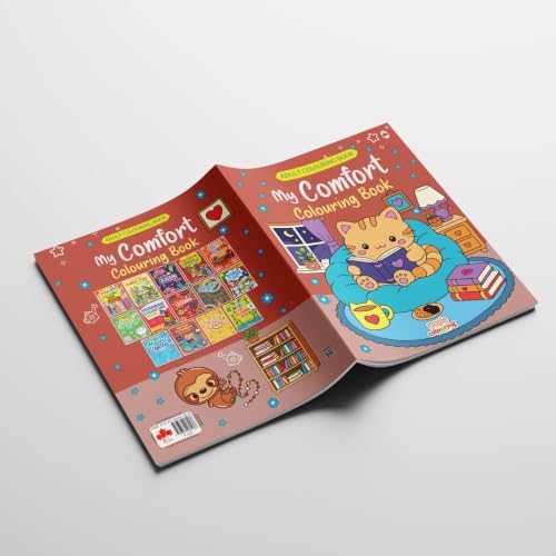 My Comfort Colouring Book - Colouring Activity Book - Stress Relief Colouring Book for Adults - Adult Colouring Book