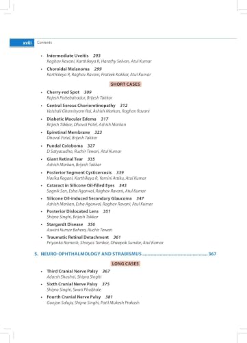 Ophthalmology Clinics-I for Postgraduates, 2/E for MS, MD and DNB Ophthalmology Residents | 32 Long Cases and 48 Short Cases with Clinical Approach, Differential Diagnosis and Instruments Chapter: 1