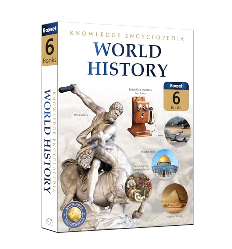World History - Collection of 6 Books : Knowledge Encyclopedia For Children (Box Set) book cover