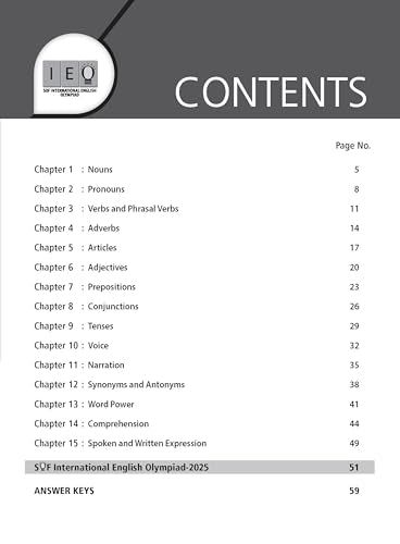 MTG International English Olympiad (IEO) Workbook Class 6 - Chapter-wise MCQs with Achievers Section - SOF Olympiad Books For 2026-27 Exam