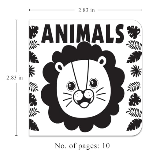 Baby’s First High-Contrast Books – Box Set of 5: Black and White Board Books for Newborns | Includes 123, Toys, Animals, Shapes & Bedtime | Visual Stimulation for Infant Brain Development | Ages 0–12 Months