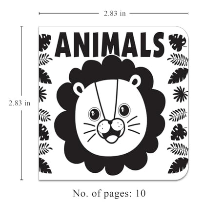 Baby’s First High-Contrast Books – Box Set of 5: Black and White Board Books for Newborns | Includes 123, Toys, Animals, Shapes & Bedtime | Visual Stimulation for Infant Brain Development | Ages 0–12 Months