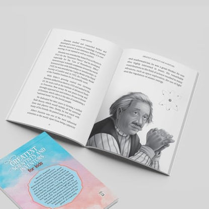 Story Book for Kids - Greatest Scientists and Inventors (Illustrated) - Biographies for Children - Albert Einstein, Galileo Galilei, Graham Bell, ... Raman, James Watt, Stephen Hawking - Age 6+