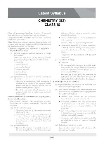 Oswaal Class 10 ICSE Question Bank Chemistry (2017-2026) | For 2027 Exam Chapter-wise & Topic-wise with Competency Based Questions | Includes 2026 Paper - fully solved | Self-Assessment Papers