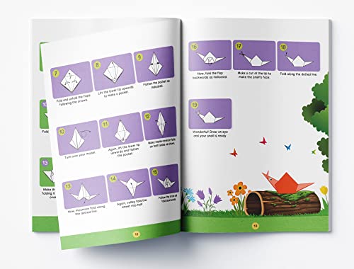 Origami: Step-by-Step Introduction to Paper Folding | Activity Book for Children Level 3 (Advanced) | Ages 8–12 | Hours of Creative Learning
