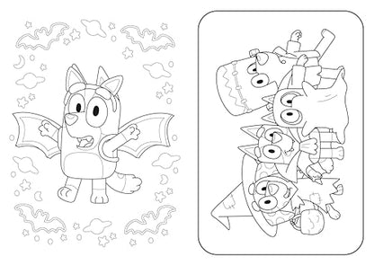Bluey: Hooray It’s Halloween!: A Halloween colouring book