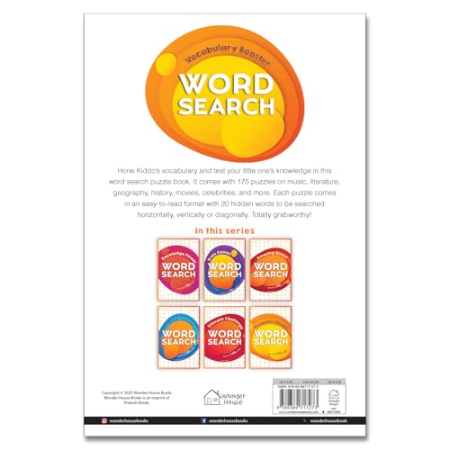 Word Search – Vocabulary Booster: Classic Word Puzzles for Everyone | Build Word Power & Focus | Ages 8+ | Fun & Engaging Brain Games