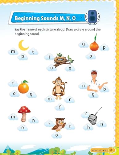 Phonics Reader 5 Books Pack for Children Age 3 -10 Years -Alphabet Sounds, A to Z, Short and Long Vowel Sounds, Word Families Short and Long Vowel Sounds, Blends and Combination Sounds, Tricky Words