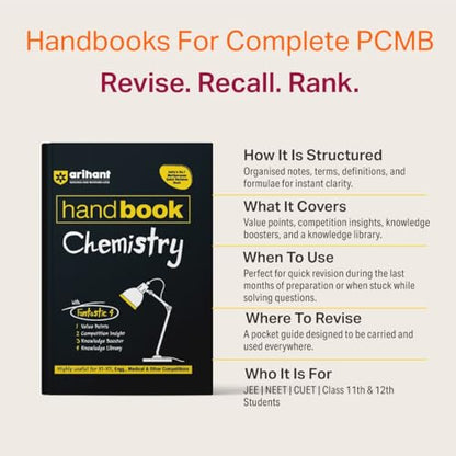 Arihant Handbook Physics For Class 11–12 | With Quick Revision Guide | JEE, CBSE, Medical & Engineering Exams 2026-2027 | With Value Points, Competition Insights & Knowledge Boosters & Library