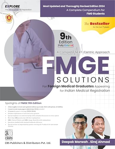 A Complete Next Centric Approach Fmge Solutions For Foreign Medical Graduates Appearing For Indian Medical Registration 9Ed (Pb 2025)