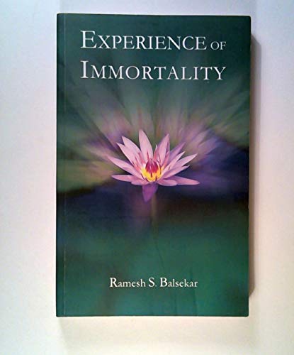 EXPERIENCE OF IMMORATALITY book cover