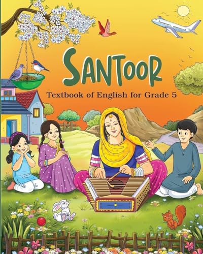 NCERT Class 5 Textbook Set (Pack of 4) – Veena, Santoor, Maths Mela & Our Wondrous World | Latest 2025–26 Edition | Hindi, English, Maths & EVS Books for Class 5 | Updated Curriculum