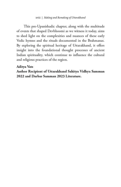 The Making & Remaking of Uttarakhand: Journey of A Land Spirit of Its People